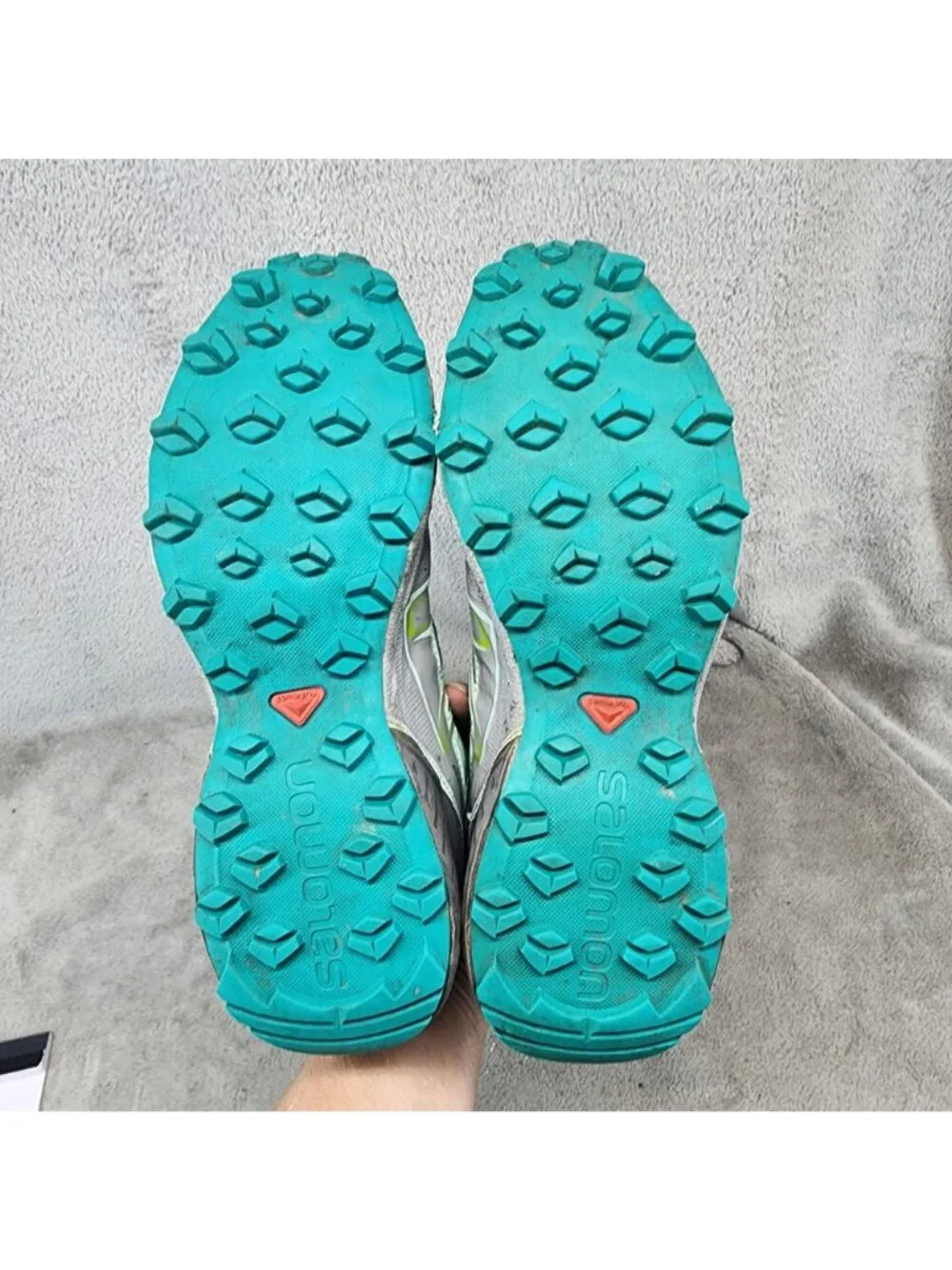 Salomon Shoes Womens Size 8 Speedcross Vario Green Running Sneakers *Read*